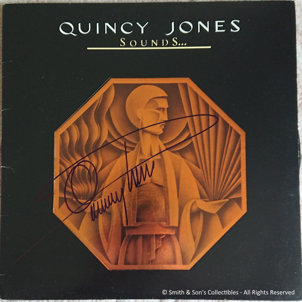 Quincy Jones Autographed