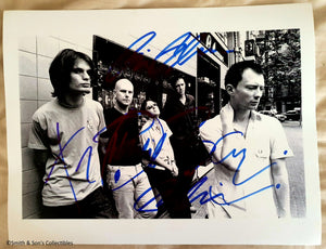 Radiohead Band Autographed B&W 8x10 Photo COA #RH45217 - Smith & Son's Collectibles