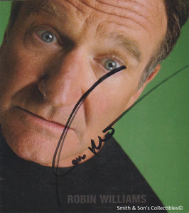 Autographed / Signed Robin Williams