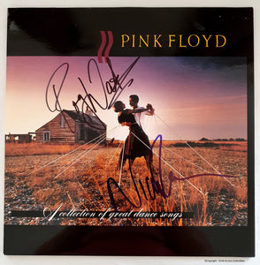 Roger Waters & Nick Mason Autographed Pink Floyd LP COA PF77485