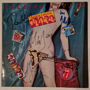 Rolling Stones Autographed 'Under Cover' Album COA #RS67352
