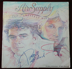Russell Hitchcock & Graham Russell Autographed "Air Supply" Record - COA #AS59325