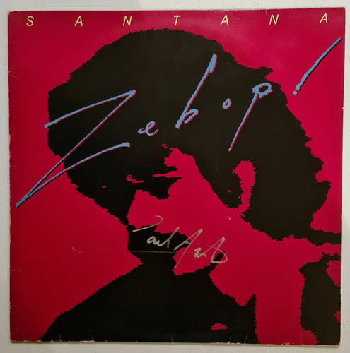 Santana Autographed 'Zebop!' Album COA #SA55852 - Smith & Son's Collectibles