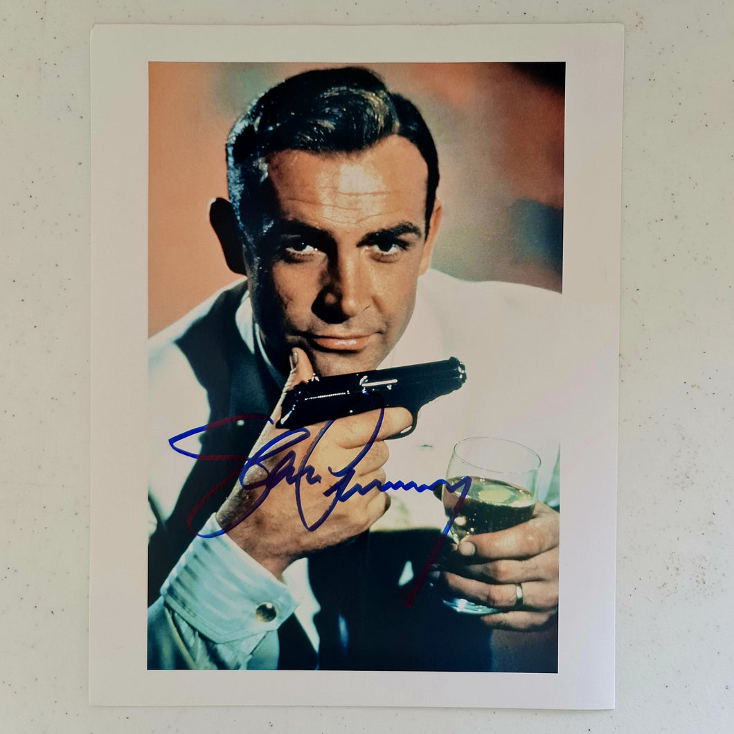 Sean Connery Autographed 'James Bond' Color 8x10 Photo COA #SC49734 - Smith & Son's Collectibles