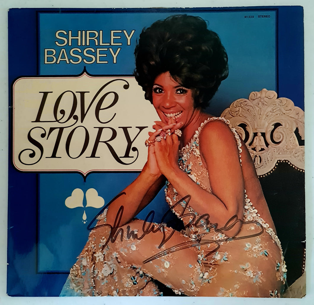 Shirley Bassey Autographed 'Love Story' COA #SB58972