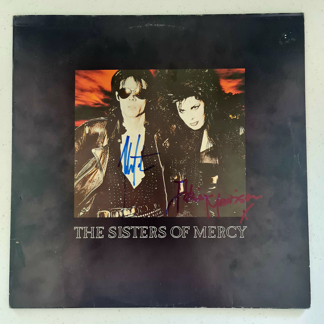 Sister Of Mercy Autographed LP COA #SM55597