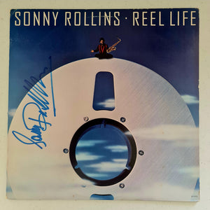 Sonny Rollins Autographed 'Reel Life' LP COA #SR66872
