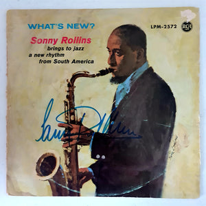 Sonny Rollins Autographed 'Whats New' COA #SR35472