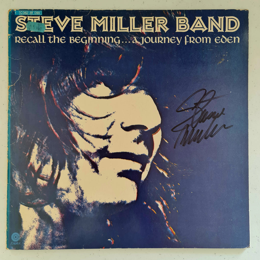 Steve Miller Band Autographed 'Recall the Beginning ...' LP COA ##SM49762