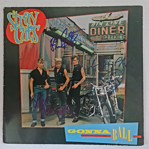Stray Cats Autographed 'Gonna Ball' COA #SC34452 - Smith & Son's Collectibles