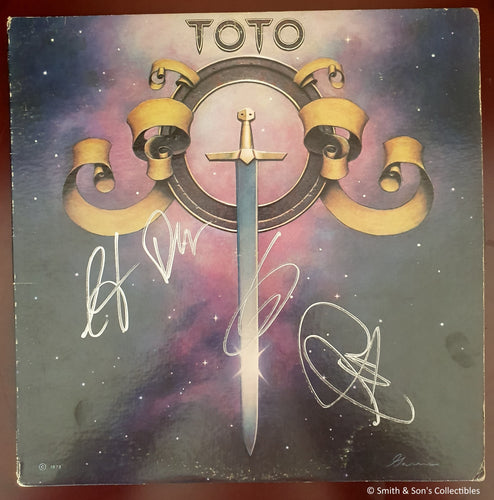 TOTO BAND AUTOGRAPHED ALBUM COA #TT33365 - Smith & Son's Collectibles