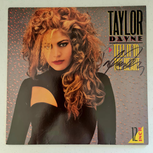 Taylor Dayne Autographed  'Tell It To My Heart' LP COA #TD35745 - Smith & Son's Collectibles