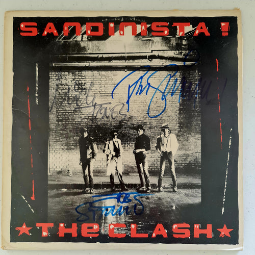 The Clash Autographed 'Sandinista!' LP COA #TC14147 - Smith & Son's Collectibles