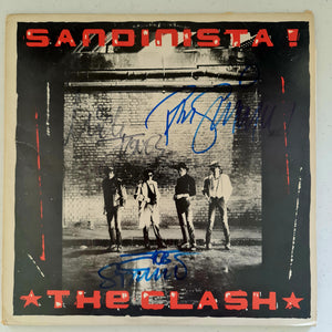 The Clash Autographed 'Sandinista!' LP COA #TC14147