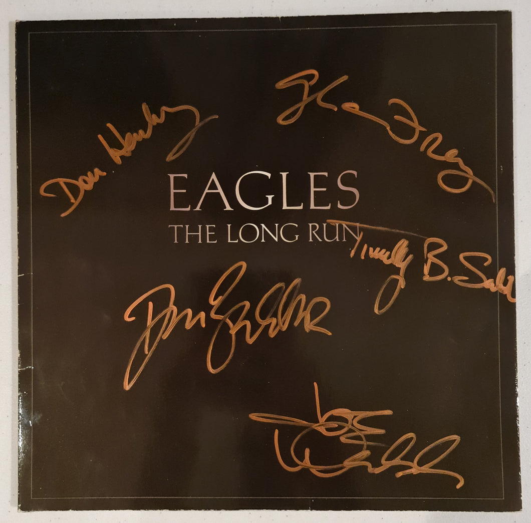 The Eagles Autographed 'The Long Run' Album COA #TE87482 - Smith & Son's Collectibles