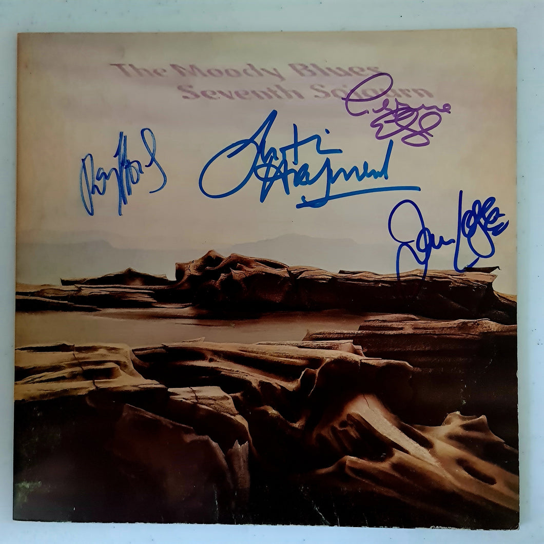 The Moody Blues Autographed 'Seventh Sojourn' COA #MB34972