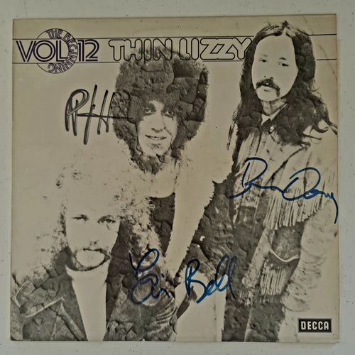 Thin Lizzy Autographed 'The Beginning' LP COA #TL67674 - Smith & Son's Collectibles