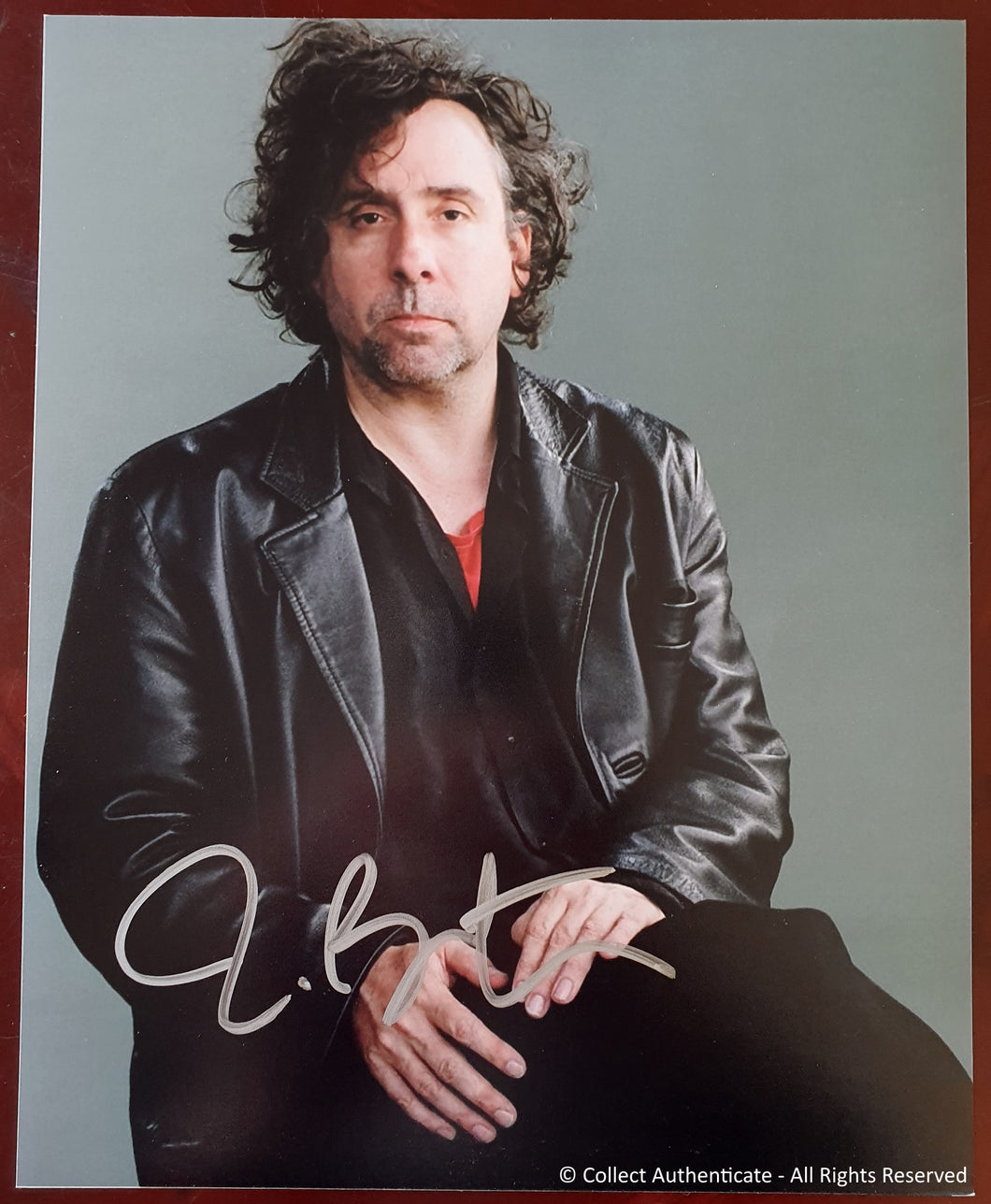 Tim Burton Autographed Glossy 8x10 Photo - COA #TB58939