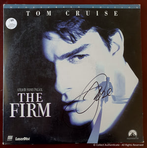 Tom Cruise Autographed 'The Firm' Laser Disc Movie - COA #TC58839