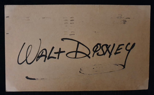 Walt Disney Autographed 8x10 Photo COA #WD37964 - Smith & Son's Collectibles