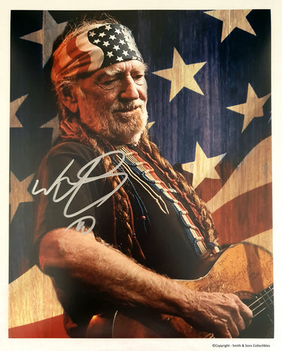 Willie Nelson Autographed Glossy 8x10 Photo COA #WN22584 - Smith & Son's Collectibles