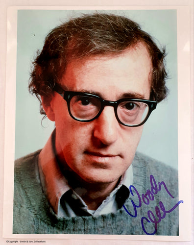 Woody Allen Autographed Glossy 8x10 Photo COA #WA22548 - Smith & Son's Collectibles