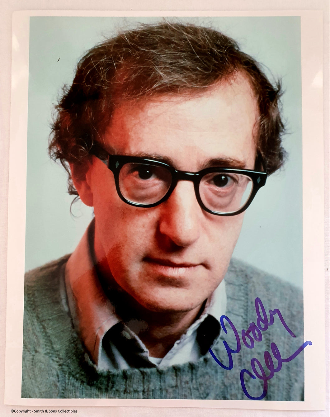 Woody Allen Autographed Glossy 8x10 Photo COA #WA22548