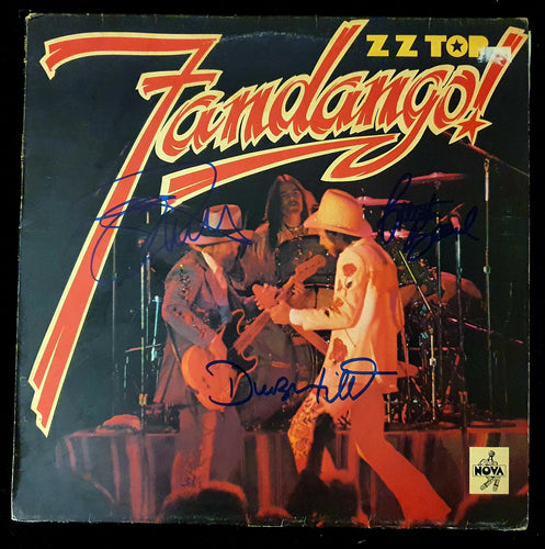 ZZ Top Autographed Fandango LP COA #ZT64375 - Smith & Son's Collectibles